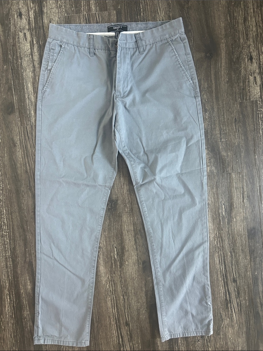 Forever 21 Men's Light Gray Chino Pants